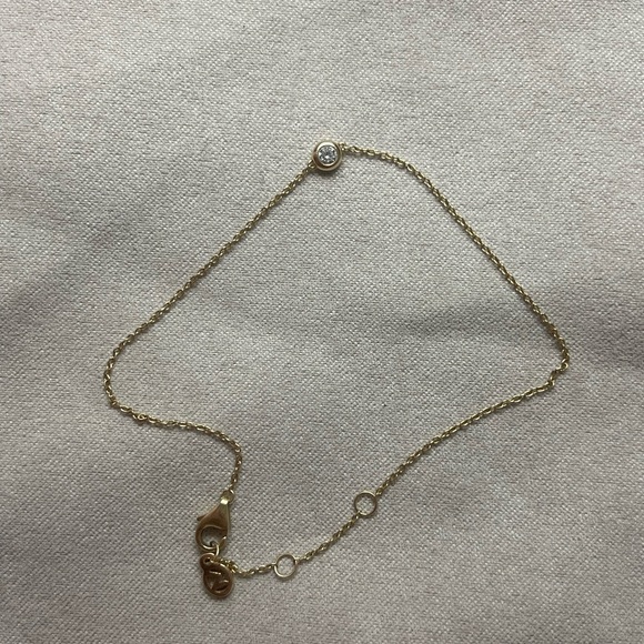 Mejuri Solo Diamond Bracelet in Gold - Picture 2 of 2